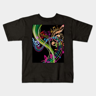 Musical Theme Unique Design Kids T-Shirt